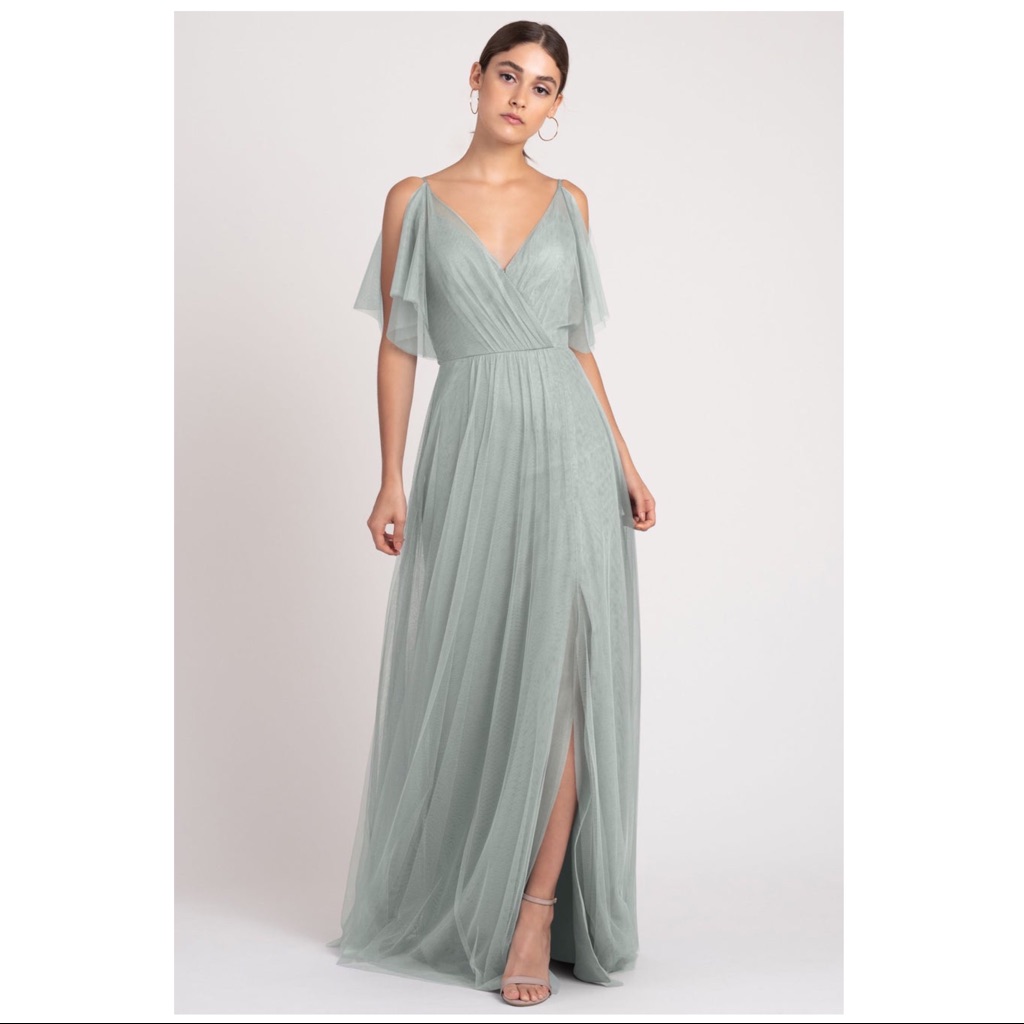 Nwt Jenny Yoo Collection Bridesmaid Soft Tulle Dress Aeryn Size 4